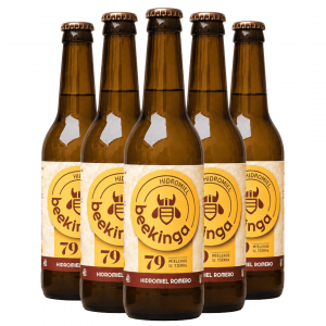 Pack de 6 botellines de hidromiel Beekinga de romero
