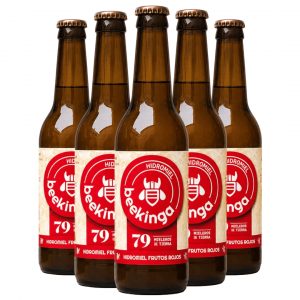 Pack de 6 botellines de Hidromiel Beekinga de Frutos Rojos