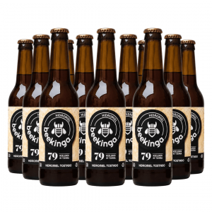 Pack 12 botellines de hidromiel Beekinga tostado