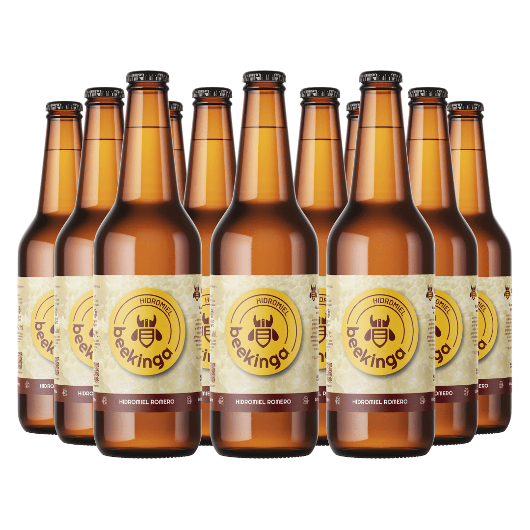 Pack de 12 botellines de Hidromiel Beekinga de Romero